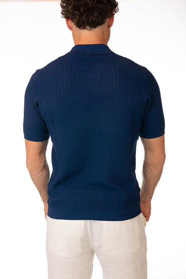 MAGLIA POLO UOMO  BLU 28607 80 BLU FERRANTE 
