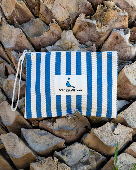 POCHETTE UNISEX  BIANCO/BLU POCHETTE 2025 CASADELCOSTUME 