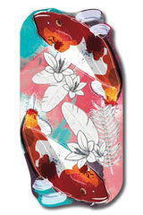 TELO MICROFIBRA UNISEX  ROSA EVERGREEN COI FISH VIBES 