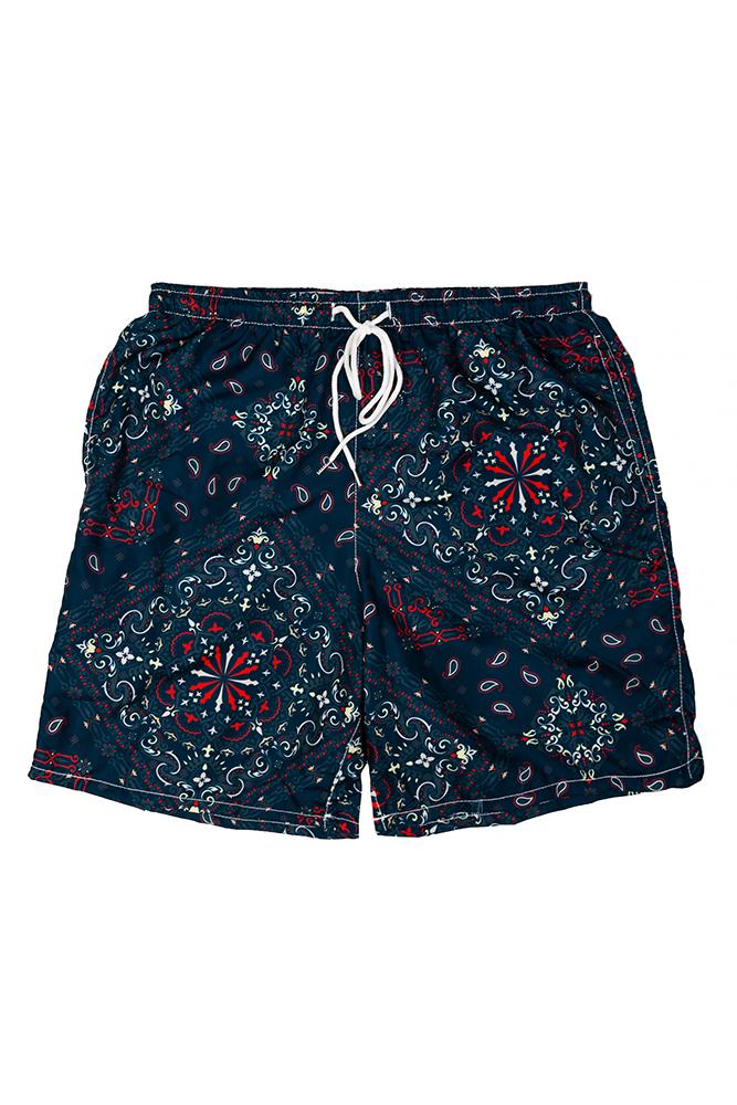 BOXER Uomo MAXFORT con elastico  CORTO Blu