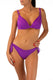 BIKINI Donna MARETTE FERRETTO Coppa C slip regolare Viola