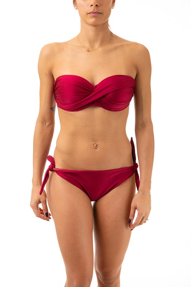 BIKINI FASCIA COPPA C BORDEAUX OF/304X/D GRANATA OLIVIA 