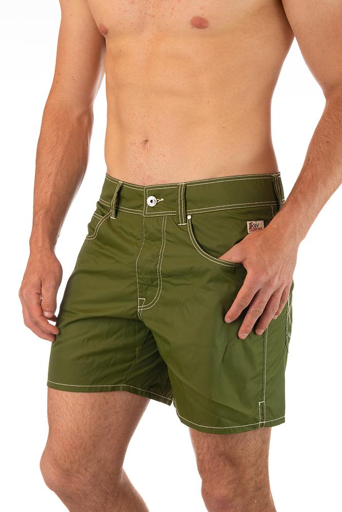 BOXER PIATTO UOMO  VERDE BEACHPOCKET SEAWEAD ROY ROGER'S 