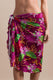 PAREO Donna OLYMARE   LUNGO Fucsia/verde/oro