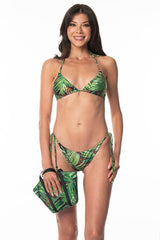 BIKINI TRIANGOLO DONNA  VERDE AQ66425 FOGLIA Acquadicocco 