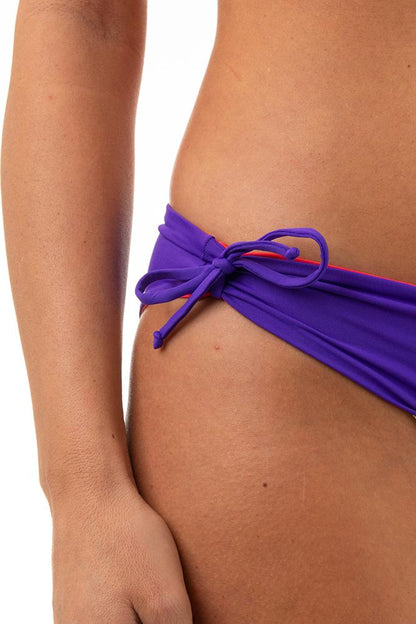 BIKINI FERRETTO COPPA C VIOLA A2531CQ VIOLA PAPAVERO LUISA MARIA LUGLI 