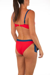 BIKINI BRASSIERE COPPA DD ROSSO/BLU B122 80 51 BERNE' MABEL 