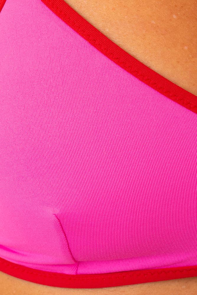 MIX REGGISENO BRASSIERE DONNA  ROSA/ROSSO MARY ROSAROSSO BE BEACH 