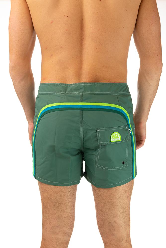 BOXER PIATTO UOMO  VERDE M502 CAMOGREEN SUNDEK 