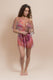KAFTANO Donna PIN UP   CORTO Rosa fantasia