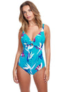 INTERO Donna Gottex Imbottito  slip coprente Azzurro
