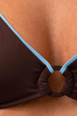 BIKINI FERRETTO  COPPA C MARRONE A2531CP MOKABAIA LUISA MARIA LUGLI 