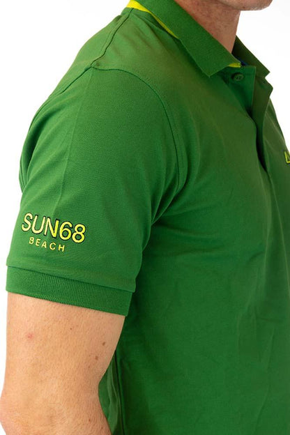MAGLIA POLO UOMO  VERDE CA34140 88VERDE SUN 68 