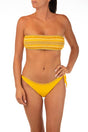 BIKINI FASCIA DONNA  GIALLO A12 A02 37 GIALLO LAETITIA BEACHWEAR 