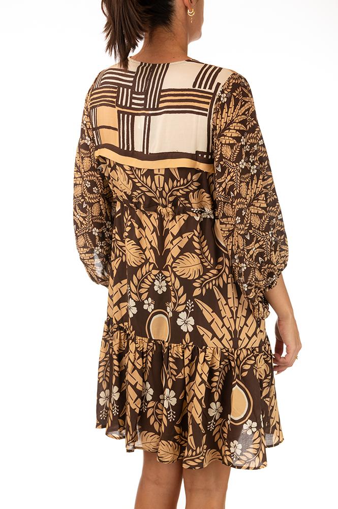 ABITO DONNA  MARRONE 74-CFE41 MARRONE VALERY 