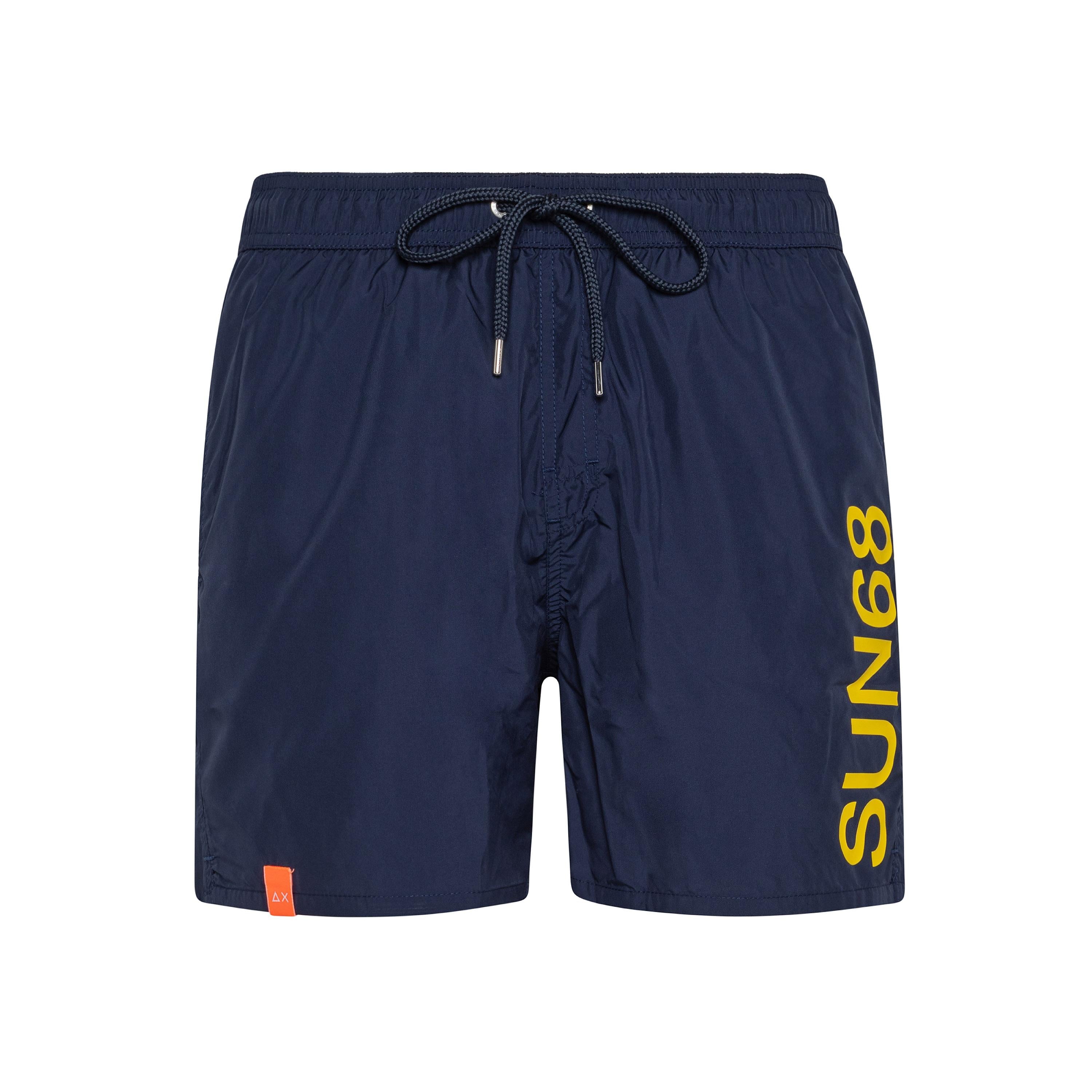 BOXER MOLLA UOMO  BLU H32103 07NAVY SUN 68 