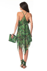 ABITO DONNA  VERDE AQ57625 FOGLIA Acquadicocco 