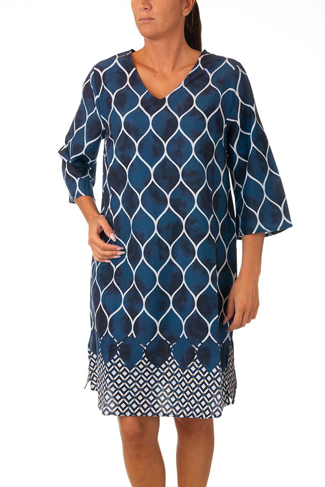 KAFTANO DONNA  BLU C3786 661 154 CHARMLINE 