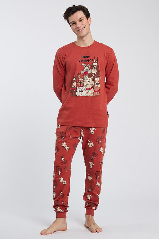 PIGIAMA UOMO RUGGINE 6790 ITRUSO HAPPY PEOPLE 