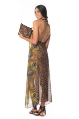 ABITO DONNA  ANIMALIER AQ51525 ANIMALIER Acquadicocco 