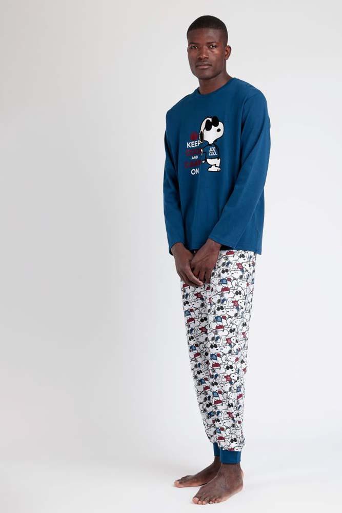 PIGIAMA AUTUNNO/INVERNO UOMO  BLU