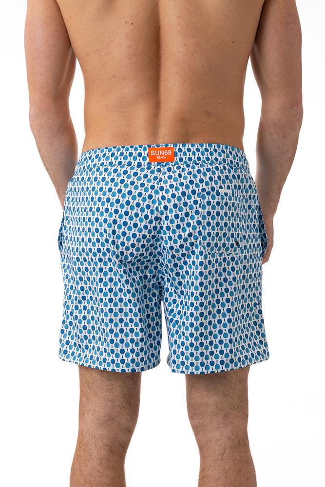 BOXER MOLLA UOMO  AZZURRO H35111 PADEL0113 SUN 68 