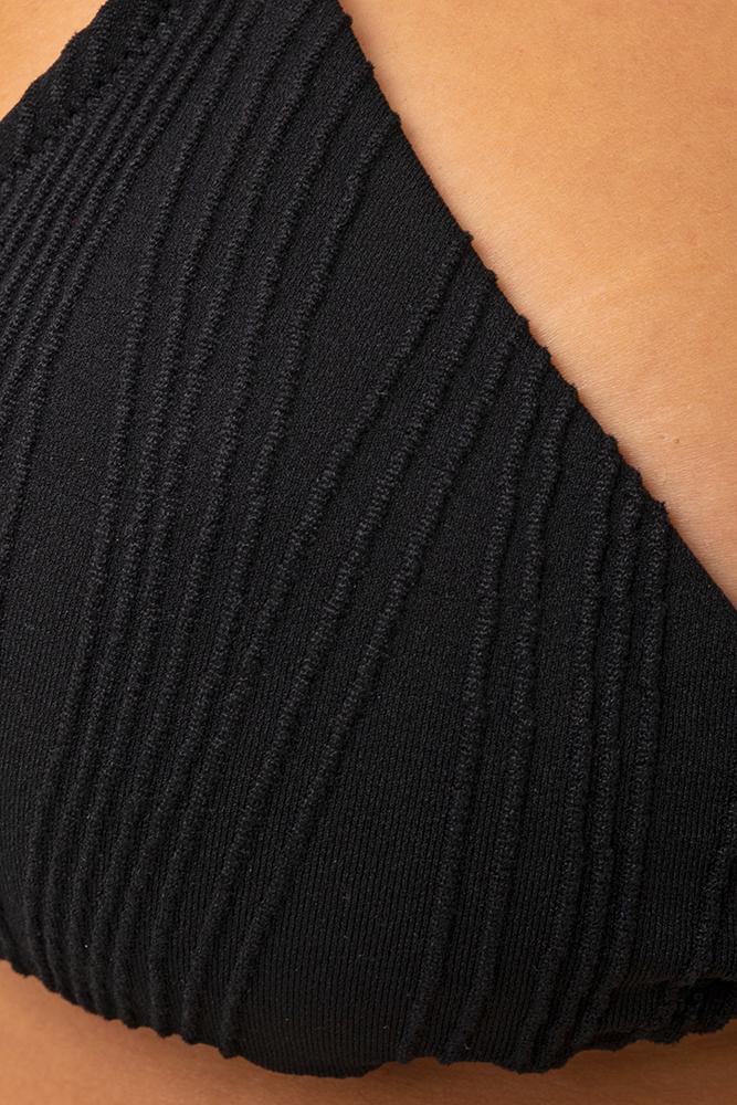 BIKINI TRIANGOLO DONNA  NERO C12QVF VA5 NERO CHANTELLE 