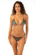 BIKINI Donna MISS BIKINI TRIANGOLO  slip brasiliana con lacci Marrone