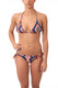 BIKINI Donna TOOCO TRIANGOLO  slip con fiocchi Arancio