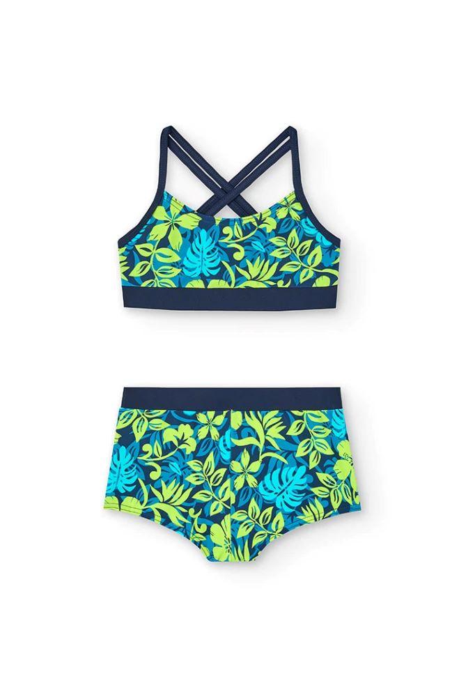 BIKINI BAMBINA  BLU 821427 9592 BOBOLI 