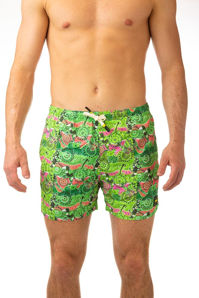 BOXER MOLLA UOMO  VERDE FK24-2030 X03 FXXK 