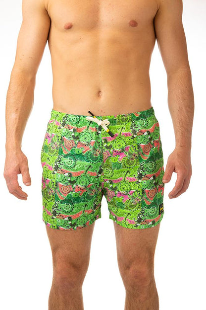 BOXER MOLLA UOMO  VERDE FK24-2030 X03 FXXK 