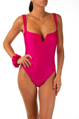 INTERO  IMBOTTITO DONNA  FUCSIA