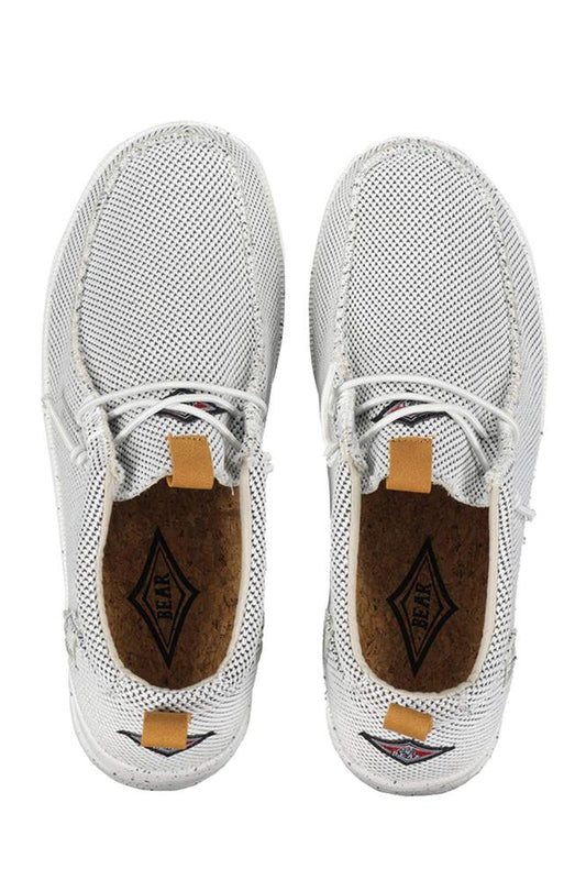 SCARPE UOMO  BIANCO BS24M01 WHITE BEAR SURFBOARDS 