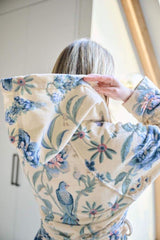 ACCAPPATOIO DONNA  AVORIO PIP3227013 WHITE BLU PIP STUDIO 