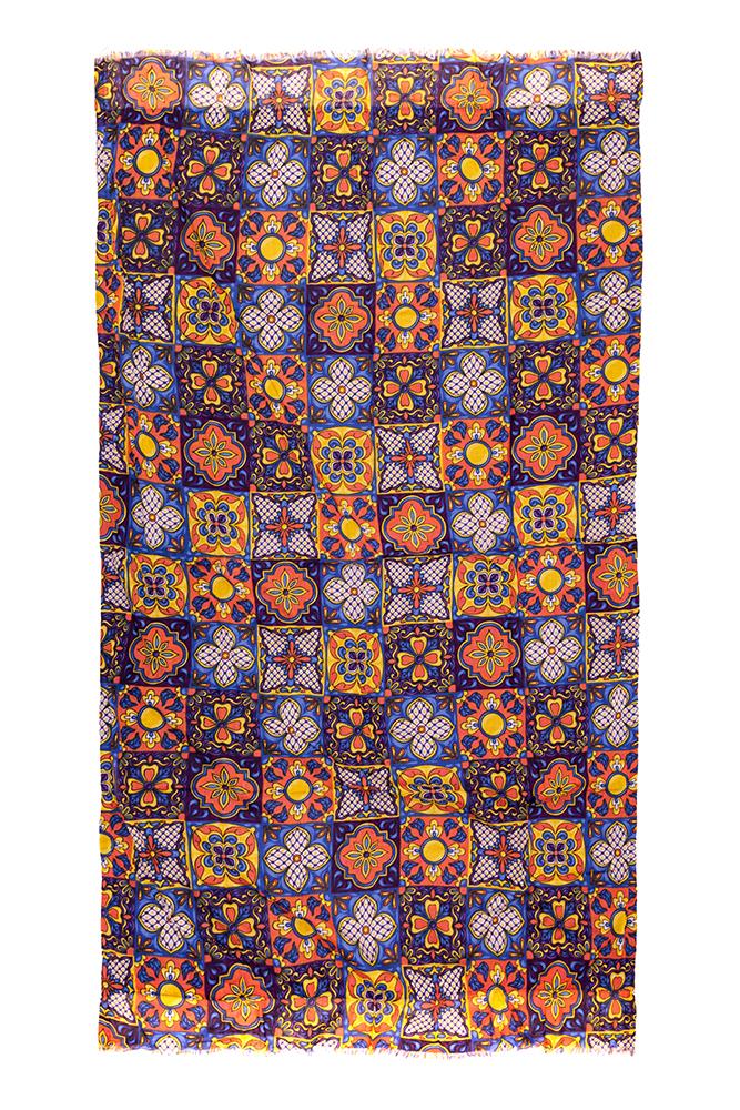 TELO MARE COTONE UNISEX  BLU