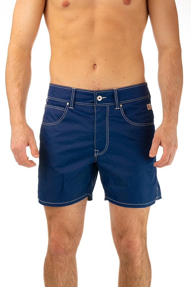 BOXER PIATTO UOMO  BLU NEWBEACH 048BLUNAVY ROY ROGER'S 