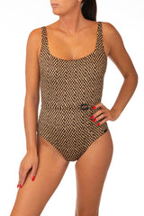 INTERO  SENZA IMBOTTITURA DONNA  MARRONE 7104 02 MARRONE GRAZIA BEACH LOVE 