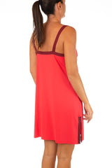 ABITO DONNA  ROSSO W2085 4463 RAGGIANTI 