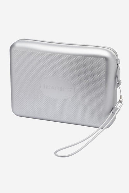 POCHETTE UNISEX  ARGENTO NECESSARIE SILVER HAVAIANAS 