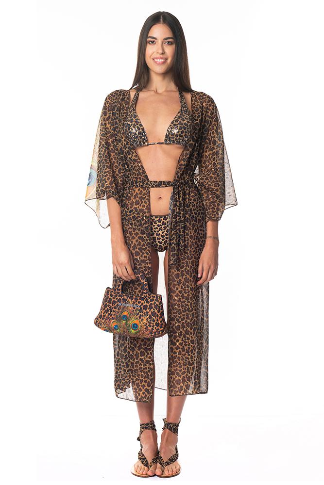 KAFTANO DONNA  ANIMALIER