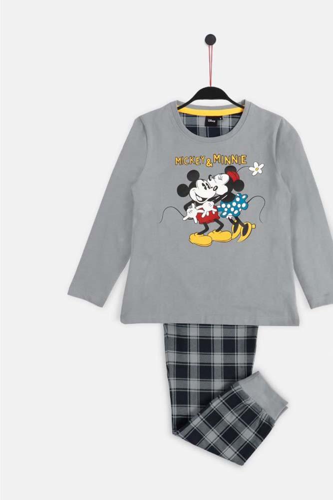 PIGIAMA AUTUNNO/INVERNO BAMBINA  GRIGIO