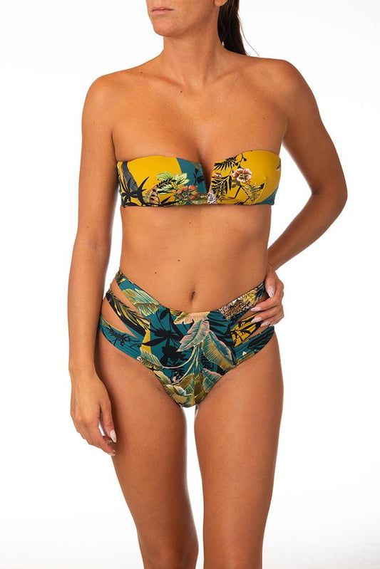 BIKINI FASCIA DONNA  BLU V5184T-V5175B GHPE MISS BIKINI 
