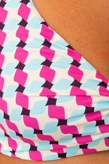 BIKINI FUNZIONALE COPPA C BIANCO/FUCSIA 7049 7053S 02 ROSA GRAZIA BEACH LOVE 