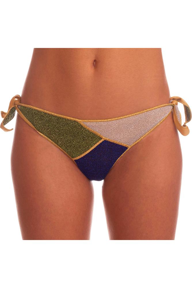 MIX SLIP Donna BE BEACH   slip con i fiocchi Verde/azzurro