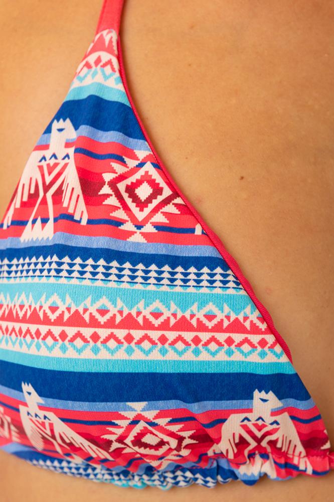 BIKINI Donna CAYO COCO TRIANGOLO  slip con fiocchi