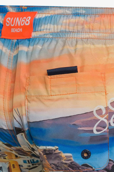 BOXER MOLLA BAMBINO  ARANCIO CPH35318 0358 SUN 68 