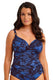 INTERO Donna FANTASIE TANKINI Coppa E slip coprente Blu fantasia
