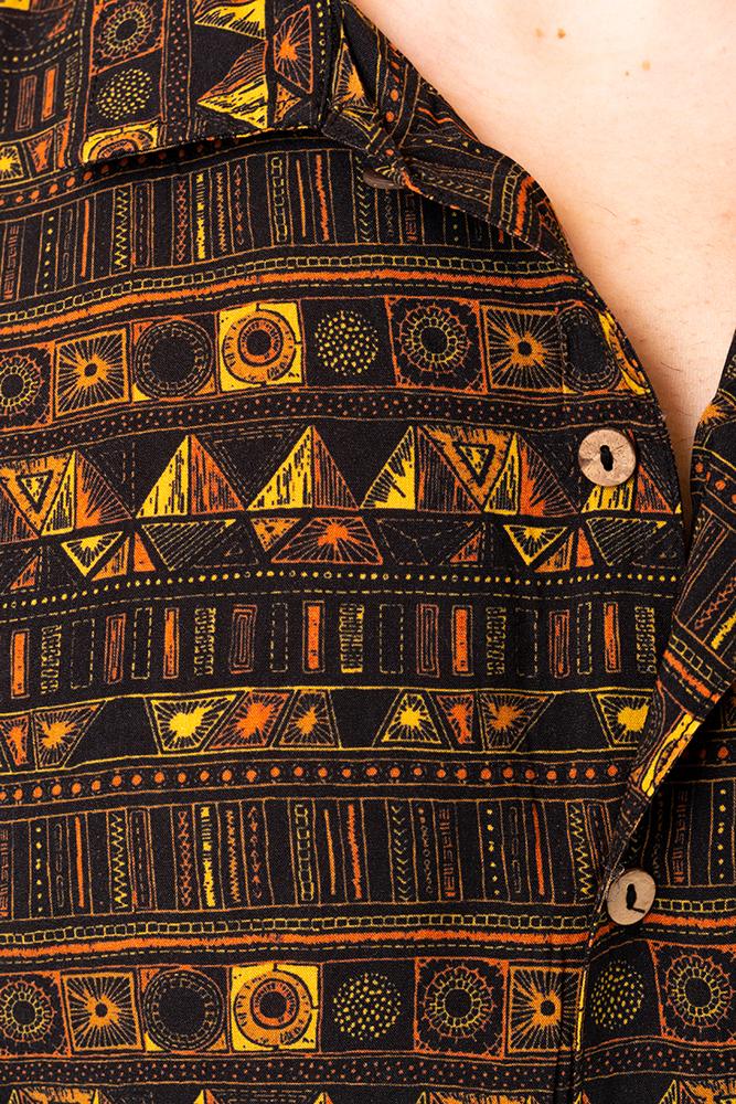 MAGLIA CAMICIA UOMO  MARRONE