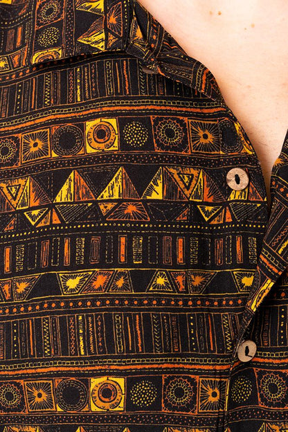 MAGLIA Uomo TOOCO CAMICIA   Marrone fantasia